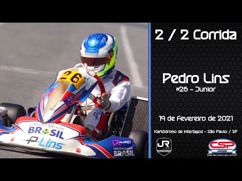 Pedro Lins - (2 / 2ª Corrida) Junior - 1ª etapa Copa São Paulo Light RBC de Kart 2021