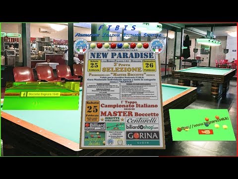 3^ Prova Selezione Master e 1^Tappa Campionato Master (Bergamo 25/26 gennaio 2020)