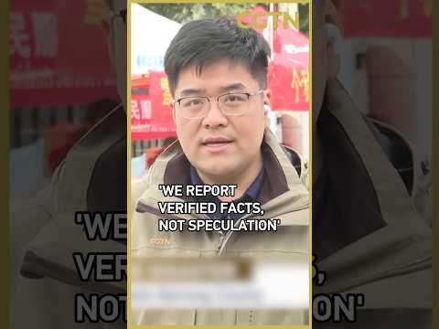 CGTN reporter rebuts Western media outlet's mudslide headline