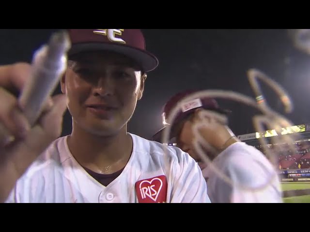 イーグルス・黒川選手・浅村選手ヒーローインタビュー 9/4 E-B