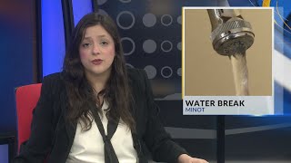 City of Minot repairs water break on 2nd Street