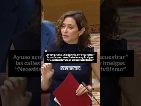 💥 AYUSO: “no reconocen que van a PERDER las elecciones”