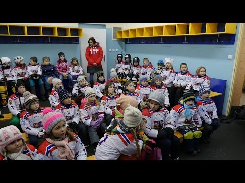 V Milevsku 68 dětí na akci Pojď hrát hokej! Na zimáku pomáhali i extraligoví hráči
