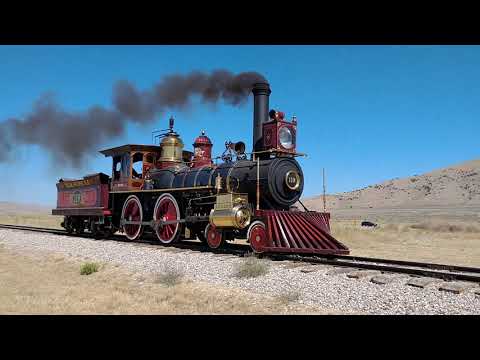 Central Pacific Jupiter & Union Pacific #119 at the Golden Spike National Historical Park