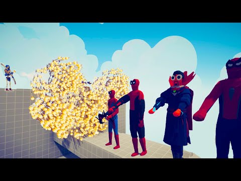 DOCTOR STRANGE & 3x SPIDERMAN vs 3x EVERY GOD | TABS Totally Accurate Battle Simulator