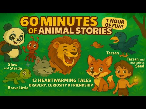 1 Hour Kids Sleep Stories with Animal Friends | Storytime For Kids | Short Bedtime Stories for Kids