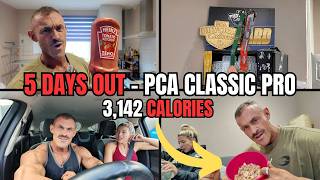 FULL DAY OF EATING - 5 DAYS OUT PCA UNIVERSE PRO CLASSIC PHYSIQUE