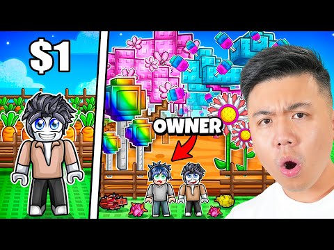 I Let The OWNER Control My Garden in Grow a Garden!