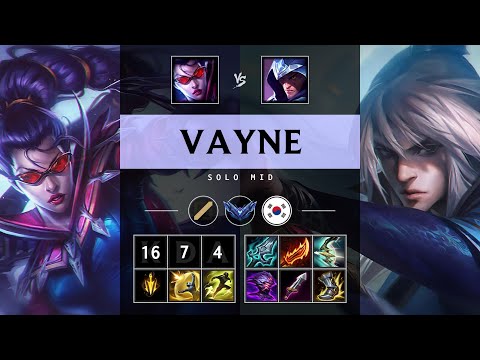 Vayne Mid vs Talon - KR Diamond Patch 25.08