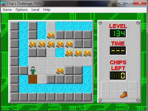 Let's Play Chip's Challenge: Part 27 - The Hurt Blocker