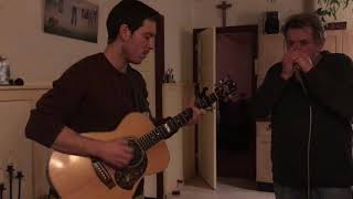 Doc Watson - Deep river blues (Tommy Emmanuel version) by Koen and Jos