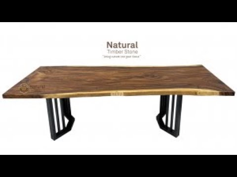 NTS 1272 - 2.8m live edge dining table
