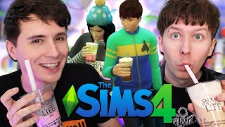 BUBBLE TEA WITH THE BOYS - Dan and Phil play The Sims 4: Season 2 #9