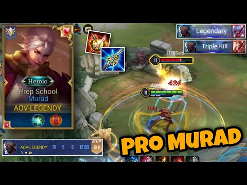 Murad Pro Gameplay | This Young Beast Is Incredibly powerful | Arena Of Valor | AoV | RoV