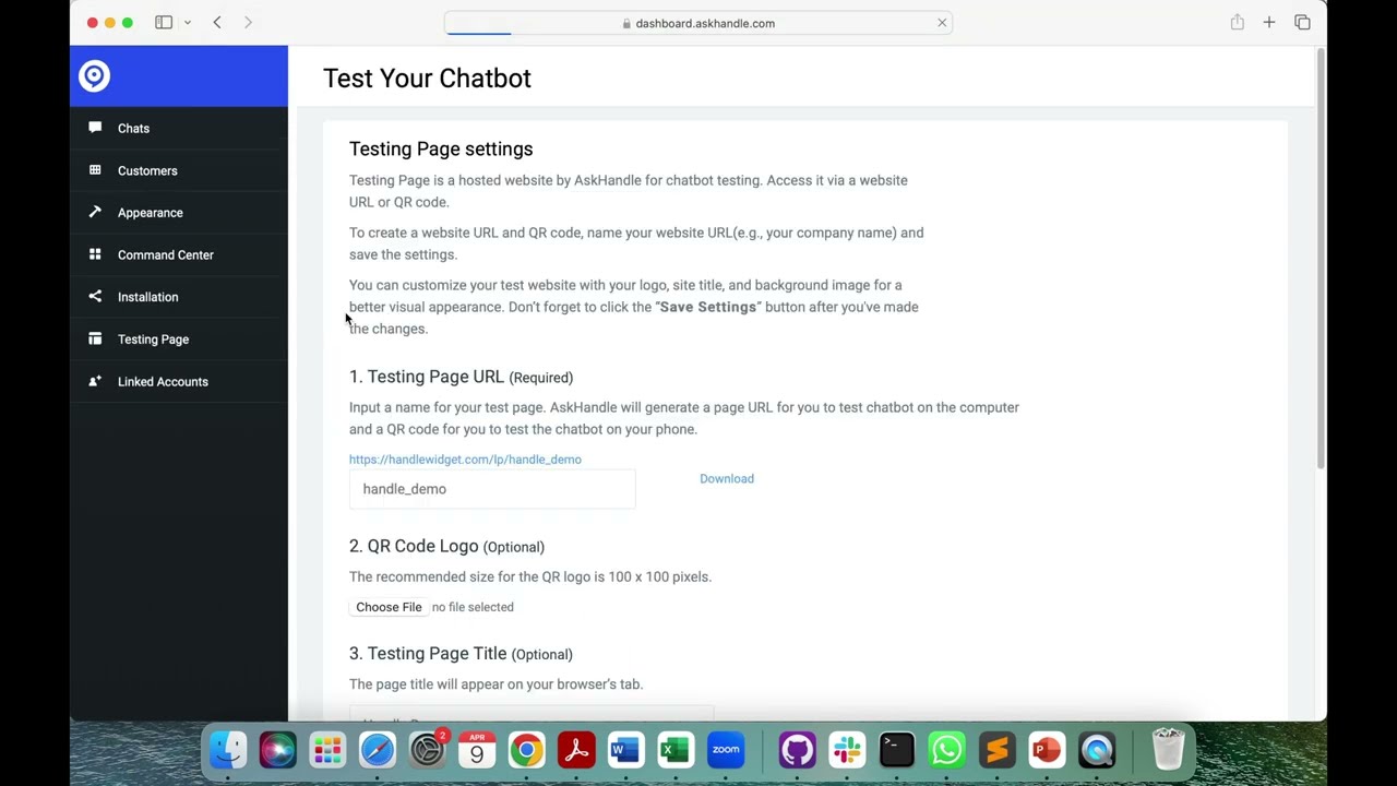 AskHandle Product Demo