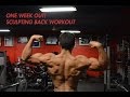 Back Sculpting Workout- One Week Out w/ Ohubbz