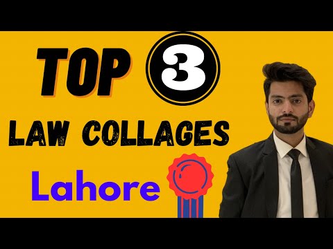 Top three Law collages in Lahore 2023 | Best Collage For LLB(Law)