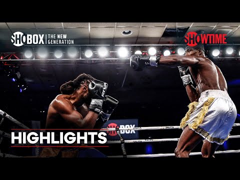 Isaiah Steen vs. Sena Agbeko Highlights | SHOBOX: THE NEW GENERATION