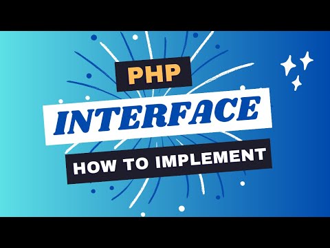 PHP Interface  | How to implement interface?