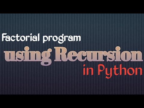 Factorial Using Recursion Python Program To Cal Factorial By Recursive Function Function Part 5