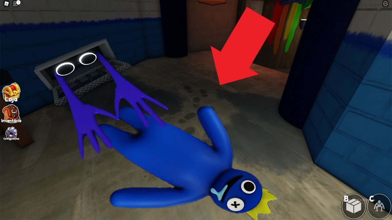 NOVO FINAL ME TRANSFORMEI NO MONSTRO ROXO E PEGUEI O BICHO AZUL BABÃO NO RAINBOW FRIENDS (Roblox)