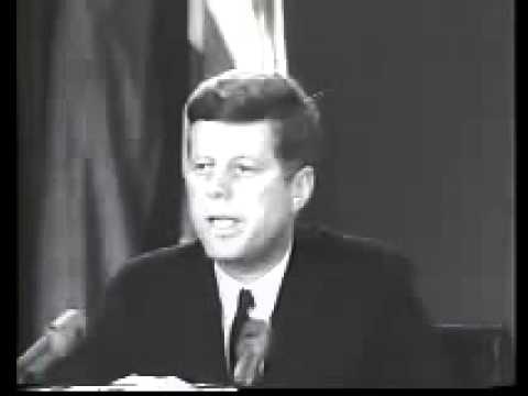 "It shall be the policy of this nation..." from John F. Kennedy's Cuban Missile Crisis speech