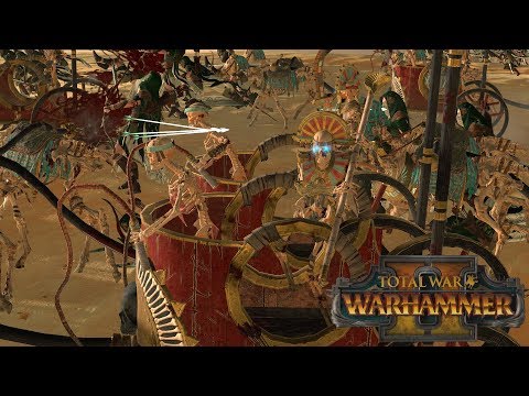 Full Stack SURTHA KHATEP - Tomb Kings vs Wood Elves // Total War: Warhammer II Online Battle