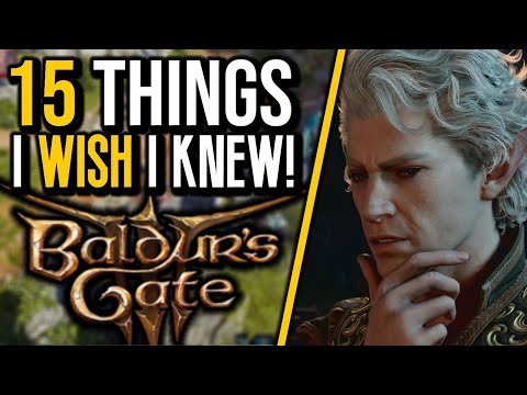 15 Things I Wish I Knew Before Playing Baldur's Gate 3!