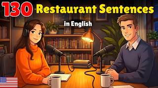 130 Useful Sentences for Ordering Food at a Restaurant in English | English Conversation Practice
