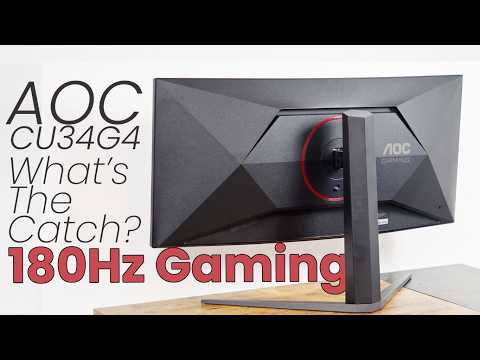 Best Budget Ultrawide Gaming Monitor? | AOC CU34G4 Review - The Hidden Gem