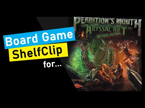 ShelfClips: Perdition's Mouth Revised Edition English Reprint (Short Board Game Preview)