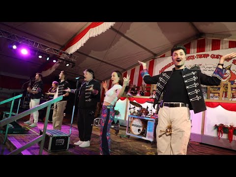 Die Band Druckluft mit ihrem Lied Karnevalsmaus in Grevenbroich Gustorf am 22.11.2025