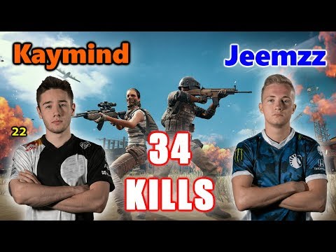 Kaymind & Team Liquid Jeemzz - 34 KILLS - DUO vs SQUADS - PUBG