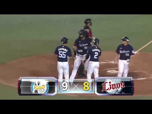 【8回表】ライオンズ・メヒアが1点差に迫る32号3ラン!! 2016/9/3 M-L