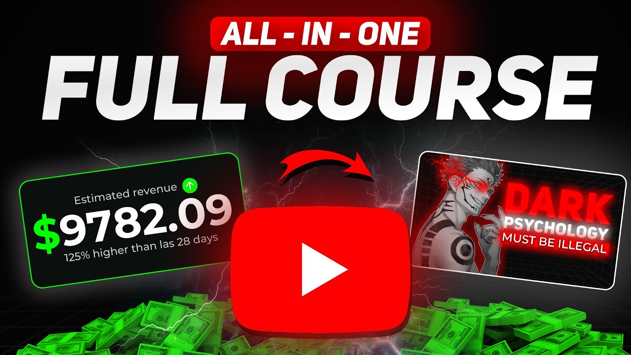 How to start a faceless YouTube channel from A - Z ( Full Course)