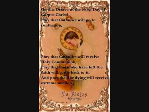 Saint Aloysius Gonzaga (June 21)