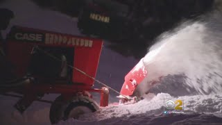 A Foot Of Snow Falls In Lemont