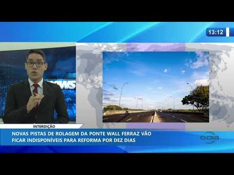 O DIA NEWS 14 01 2020  Ponte Wall Ferraz parcialmente interditada por dez dias