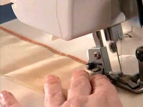 7. 3-Faden-Overlocknaht - Justierung - SINGER 14 SH 654 Overlock