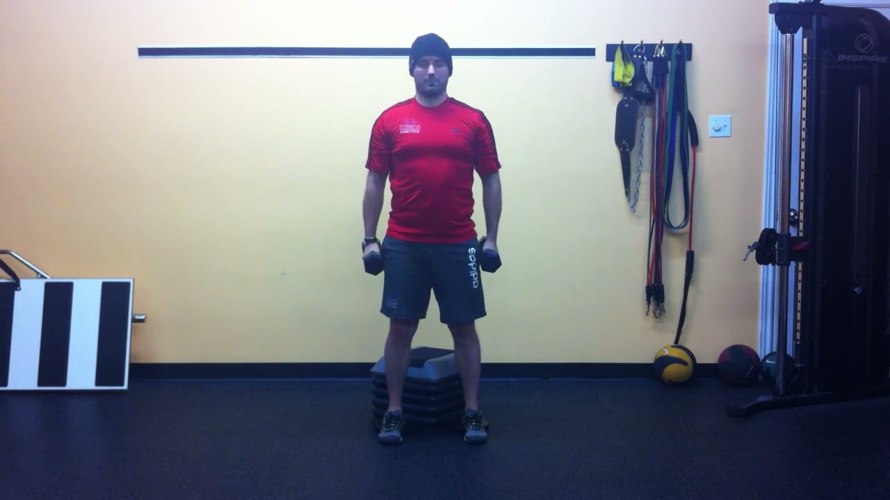 2. Level 2 Box Squat (Front View)