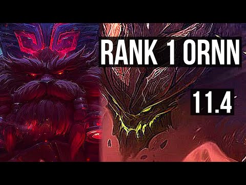 ORNN vs MALPHITE (TOP) | Rank 1 Ornn, 6/3/9 | JP Master | v11.4