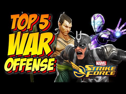 Top 5 Alliance War Offense Teams in Marvel Strike Force