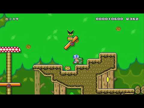 Goombrat woodlands part 2 by Mr.Maker75 - Super Mario Maker 2 - No Commentary 1bx 1by