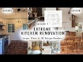 EXTREME KITCHEN RENOVATION EP 1 | Inspiration, Plans & 3D Design Renders