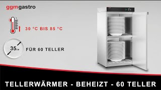 Chauffe-Assiettes - Chauffé - 1,5 kW - 120 Assiettes
