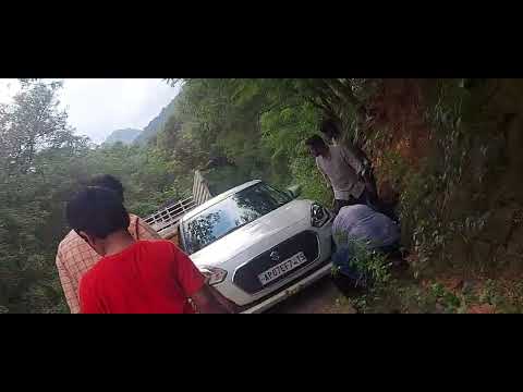 OMG my car is stuck in kalyani dam
