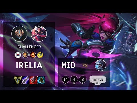 Irelia Mid vs Talon - KR Challenger Patch 10.12