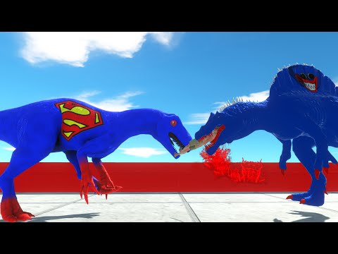 COLORED BRACHIOSAURUS RACE BATTLE COMPETITION - Animal Revolt Battle Simulator ARBS