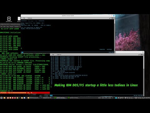 Making IBM DOS/VS Startup a little less tedious in Linux.