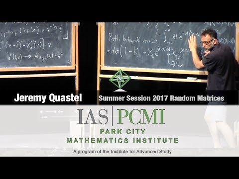 Jeremy Quastel (2.1) Introduction to KPZ (Kardar-Parisi-Zhang), part 2.1